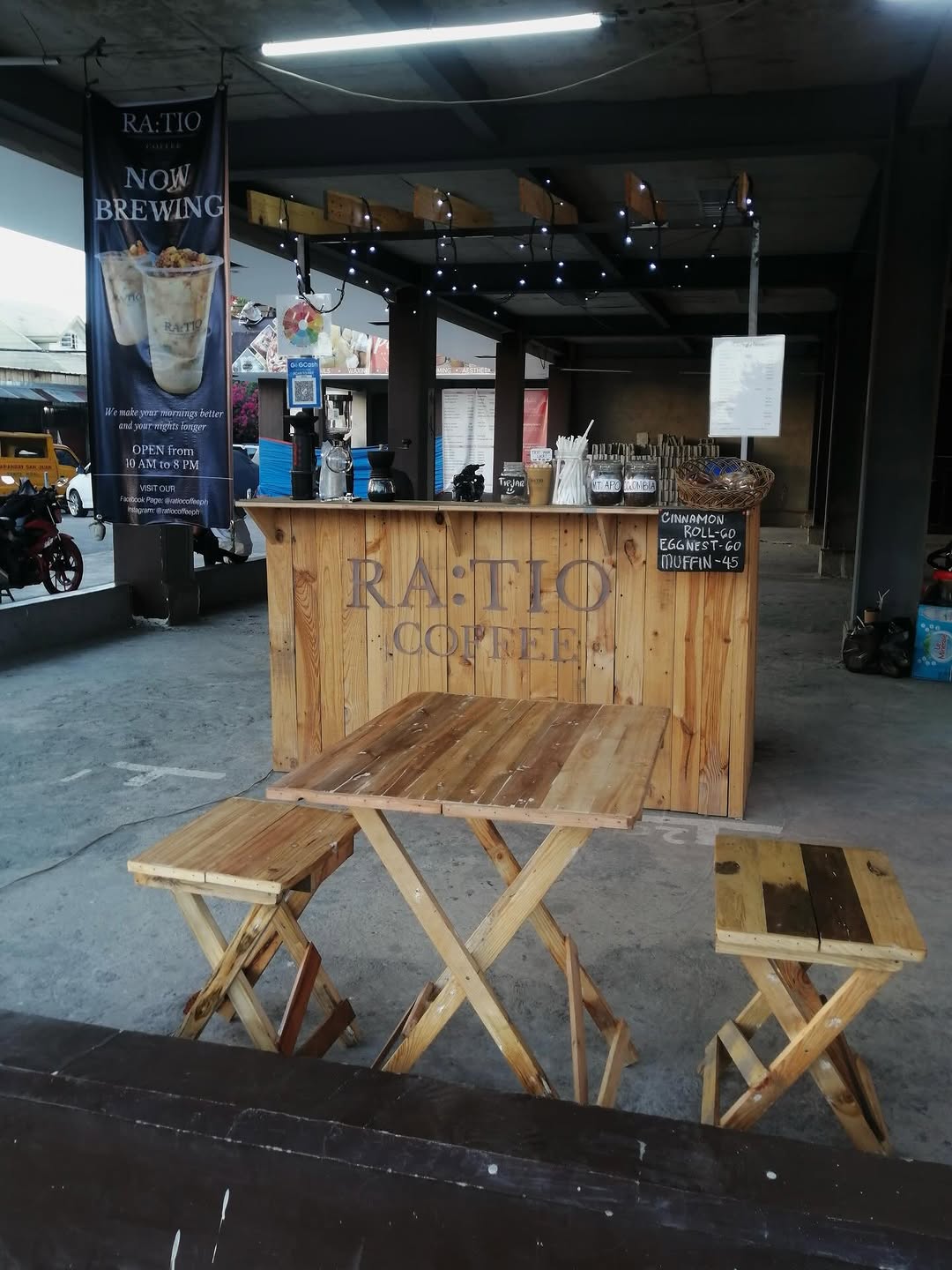 Ratio Coffee espresso bar setup